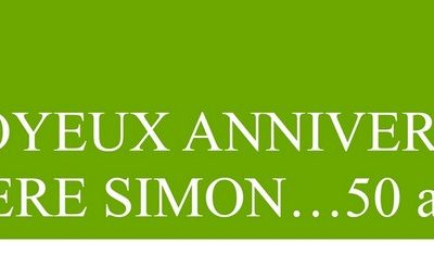 Anniversaire père Simon